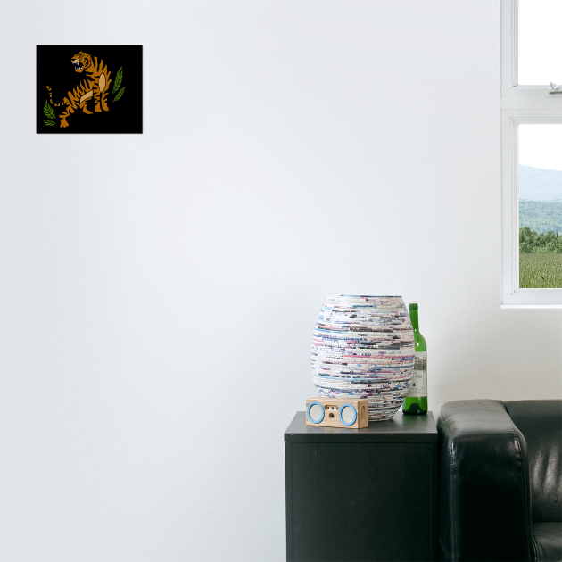 Tiger Big Cat, Tropical Animal by logiamerch